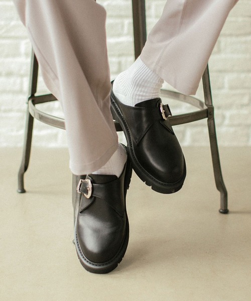 RAGEBLUE（レイジブルー）の「ボリュームソール/クロックシューズ/265969（サンダル・メンズ・ブラック/ブラック系その他・MEDIUM/LARGE）」の4枚目の写真