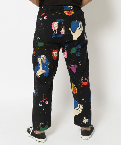 BOHEMIANS（ボヘミアンズ）の「BOHEMIANS/ボヘミアンズ　HOROSCOPE LR LOOSE PANTS ホロスコープルーズパンツ（その他パンツ・メンズ・ブラック・MEDIUM）」の3枚目の写真