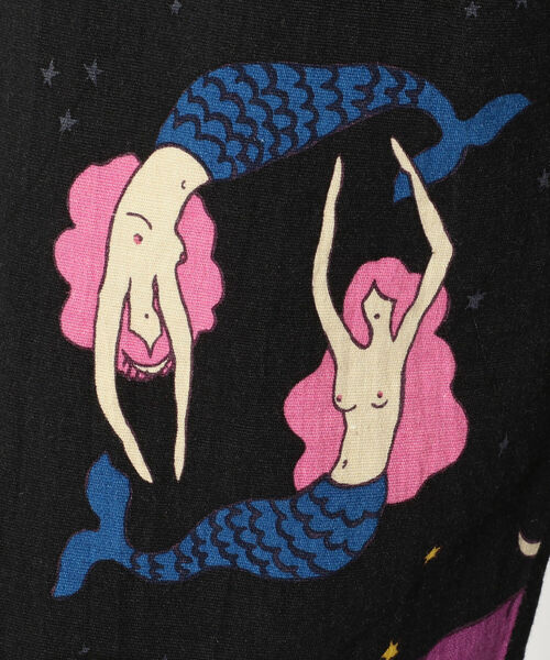 BOHEMIANS（ボヘミアンズ）の「BOHEMIANS/ボヘミアンズ　HOROSCOPE LR LOOSE PANTS ホロスコープルーズパンツ（その他パンツ・メンズ・ブラック・MEDIUM）」の6枚目の写真