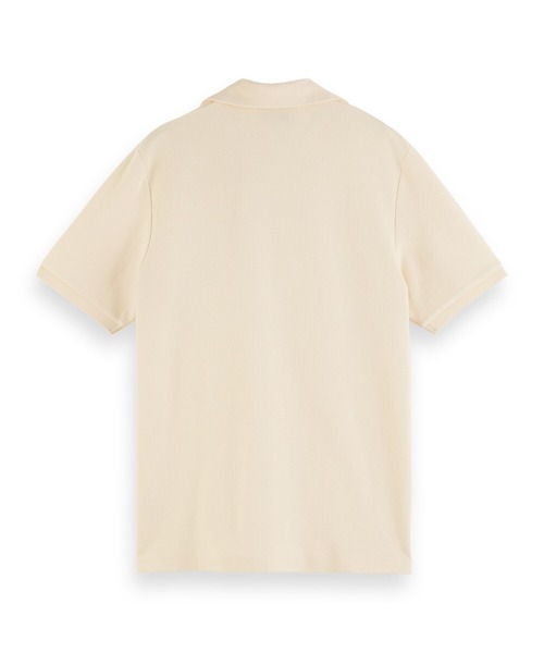 SCOTCH&SODA（スコッチアンドソーダ）の「リラックス ソリッド ニットポロシャツ【164537】（シャツ/ブラウス・メンズ・ネイビー/ホワイト・MEDIUM/LARGE/SMALL）」の13枚目の写真