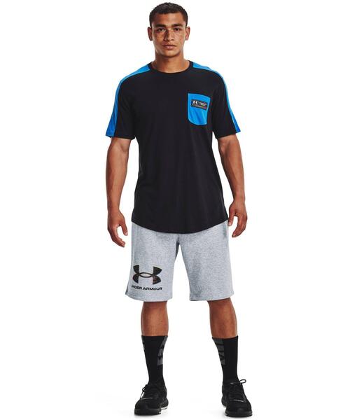 UNDER ARMOUR(アンダーアーマー)の「UAライバルフリース ショーツ グラフィック(トレーニング/メンズ)(その他パンツ・メンズ・ブラック/グレー・3XL/M/XL/XXL/L/S)」の1枚目の写真