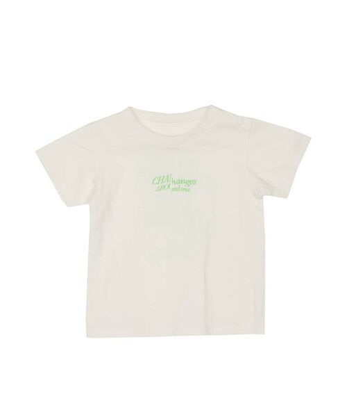 Ungrid（アングリッド）の「Kids カラーロゴルーズTee（Tシャツ/カットソー・キッズ・オフホワイト/グリーン/ピンク/オレンジ・120/100）」の19枚目の写真