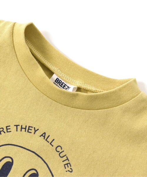 BREEZE（ブリーズ）の「WEB限定 5柄ゆる手書きプリントTシャツ（Tシャツ/カットソー・キッズ・オフホワイト/グレー/ピンク/イエロー/ミント・80/120/100/140/130/110/90）」の18枚目の写真