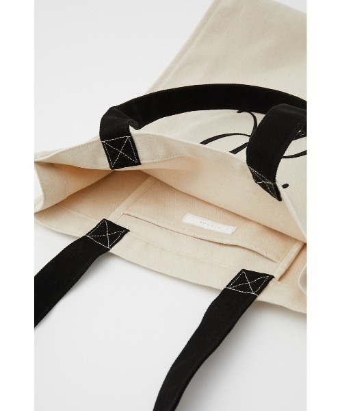 rienda（リエンダ）の「Rロゴキャンバストートバッグ（トートバッグ・レディース・ブラック/グレー/アイボリー/スモークピンク/ベージュ・FREE）」の11枚目の写真