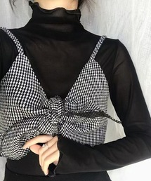 タートルネックメロートップス