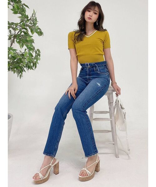 GYDA（ジェイダ）の「ストラップデザインコルクヒールサンダル（サンダル・レディース・オフホワイト/ブラック・MEDIUM/SMALL/LARGE）」の8枚目の写真