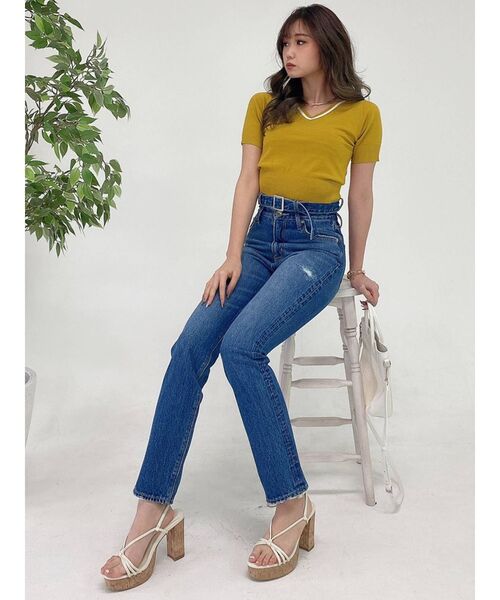 GYDA（ジェイダ）の「ストラップデザインコルクヒールサンダル（サンダル・レディース・オフホワイト/ブラック・MEDIUM/SMALL/LARGE）」の9枚目の写真