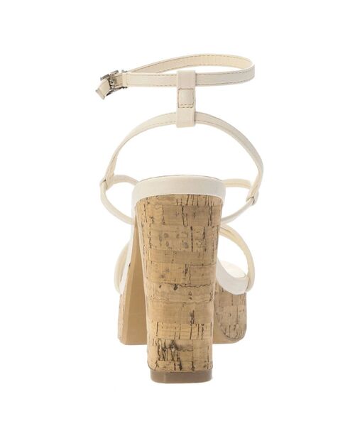 GYDA（ジェイダ）の「ストラップデザインコルクヒールサンダル（サンダル・レディース・オフホワイト/ブラック・MEDIUM/SMALL/LARGE）」の15枚目の写真