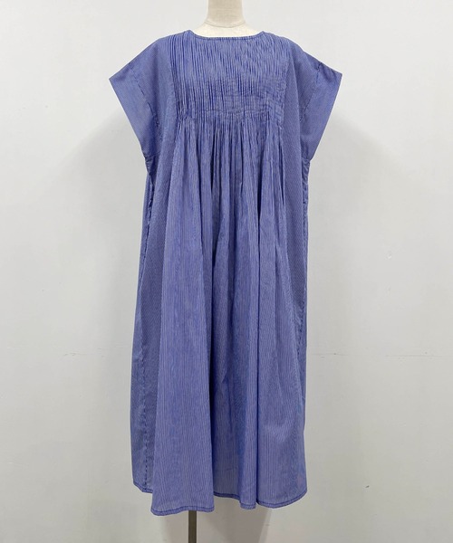 PICCIN（ピッチン）の「ハンドメイドピンタックコットンワンピース（ワンピース・レディース・ブラック/ブルー・M）」の21枚目の写真