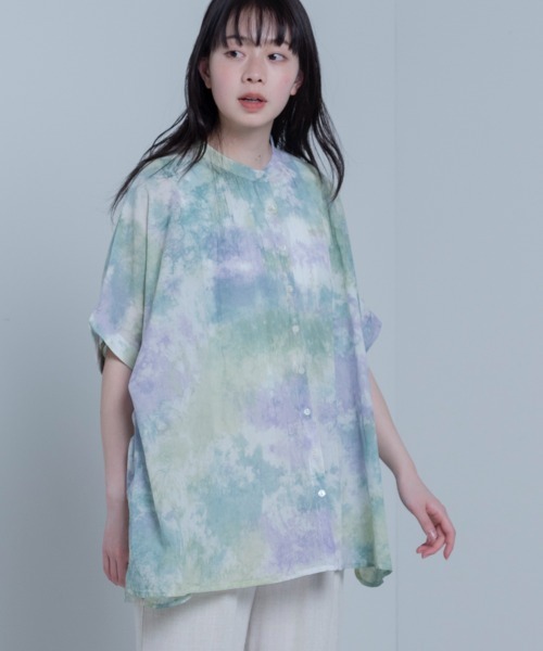 LUPILIEN(ルピリアン)の「Made in India◇タイダイ染め綿ボイル ブラウス(シャツ/ブラウス・レディース・オフホワイト/ピンクベージュ・FREE)」の10枚目の写真