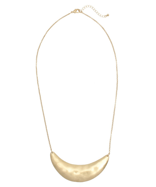 mystic（ミスティック）の「三日月ネックレス（ネックレス・レディース・ゴールド・ﾌﾘ-）」の2枚目の写真