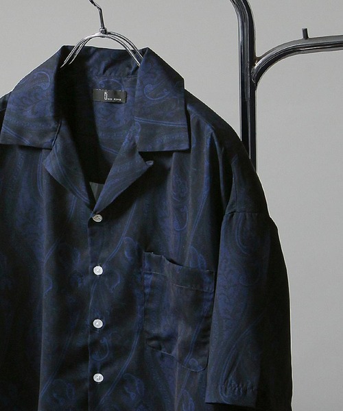 【Gold】【極美品】オープンシャツ　半袖　sizeM セール】【ZIP FIVE】ドレープ ルーズシルエット オープンカラー