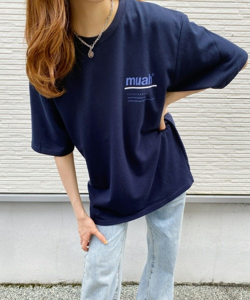muahmuah（ムーアムーア）の「muahmuah(ムーア ムーア)/REDLINE MUAH T-SHIRT（Tシャツ/カットソー・レディース・ホワイト/ネイビー/ブラック/パープル・FREE）」の20枚目の写真