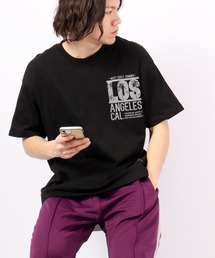 Sunsweet LOSANGELESロゴ半袖Tシャツ