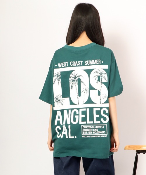 FUNALIVE(ファンアライブ)の「Sunsweet LOSANGELESロゴ半袖Tシャツ(Tシャツ/カットソー・メンズ・ブラック/グリーン・L/M)」の20枚目の写真