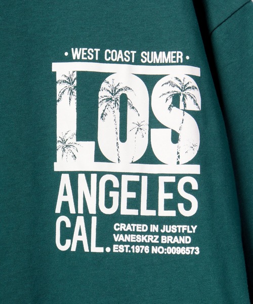 FUNALIVE(ファンアライブ)の「Sunsweet LOSANGELESロゴ半袖Tシャツ(Tシャツ/カットソー・メンズ・ブラック/グリーン・L/M)」の16枚目の写真