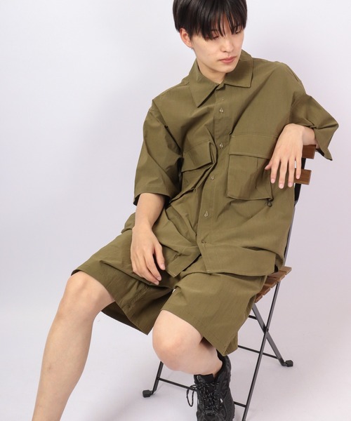 Revo.(レボ)の「Revo. コットンナイロンストレッチショートパンツ(その他パンツ・メンズ・レッド系その他/ブルー/グレー/オリーブ/ブラック・1/2)」の10枚目の写真