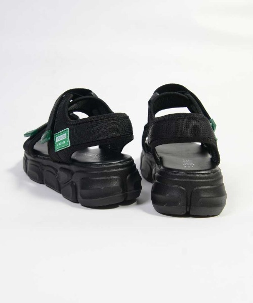 shopnikoniko(ショップニコニコ)の「ダッド スポーツサンダル 厚底 フラット スポサン(サンダル・レディース・ブラック/ホワイト・S/M/L/LL)」の15枚目の写真