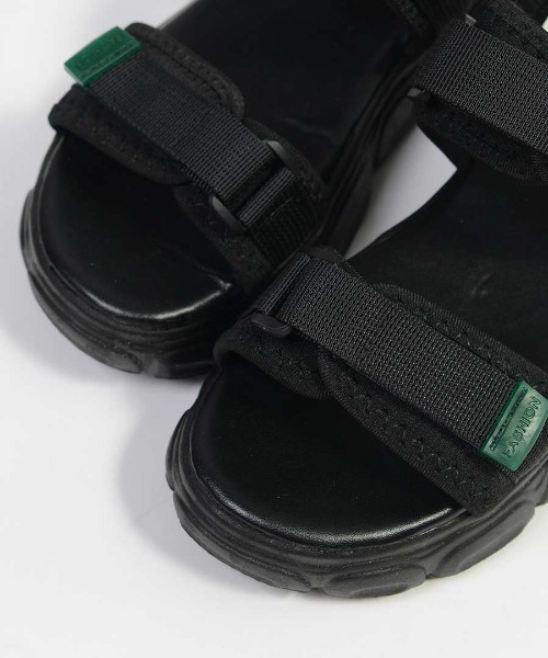 shopnikoniko(ショップニコニコ)の「ダッド スポーツサンダル 厚底 フラット スポサン(サンダル・レディース・ブラック/ホワイト・S/M/L/LL)」の17枚目の写真