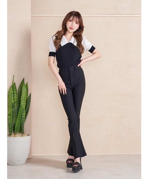 Darich（ダーリッチ）の「サイドカットフレアパンツ（その他パンツ・レディース・ブラック・FREE/FS）」の15枚目の写真