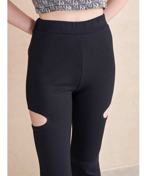 Darich（ダーリッチ）の「サイドカットフレアパンツ（その他パンツ・レディース・ブラック・FREE/FS）」の6枚目の写真