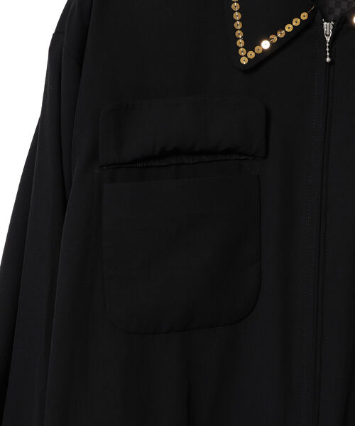 VAPORIZE(ヴェイパライズ)の「VAPORIZE / Rayon Jacket(ブルゾン・メンズ・ブラック/ダークブラウン・SMALL/MEDIUM/LARGE)」の12枚目の写真