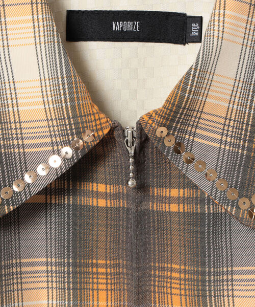 VAPORIZE(ヴェイパライズ)の「VAPORIZE / Rayon Jacket(ブルゾン・メンズ・ブラック/ダークブラウン・SMALL/MEDIUM/LARGE)」の13枚目の写真