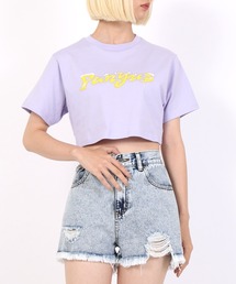 PUNYUS | クロップドロゴＴシャツ(Tシャツ/カットソー)