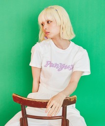 PUNYUS | クロップドロゴＴシャツ(Tシャツ/カットソー)