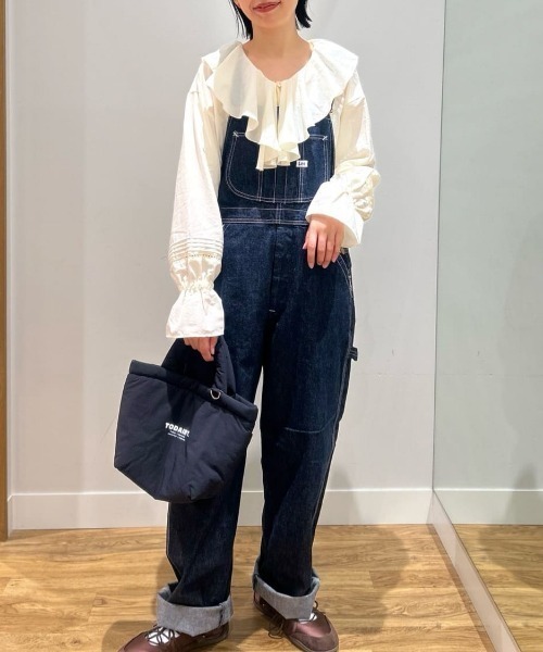 Lee（リー）の「【Lee】クラシックオーバーオール (トレンドスタイル / 大人カジュアル / 調整可能)（サロペット/オーバーオール・レディース・ノンウォッシュ・M/S）」の20枚目の写真