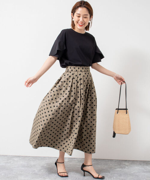 セール】◇【WEB限定カラーあり】リバーシブルタフタドット