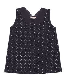 Samansa Mos2 | Vネックレースノースリーブカットソー(Tシャツ/カットソー)