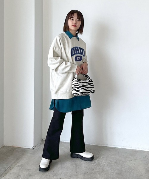 PAGEBOY（ページボーイ）の「ニットスクエアアソートBAG（ハンドバッグ・レディース・ターコイズブルー/ゼブラ/ブラック系その他・FREE）」の8枚目の写真