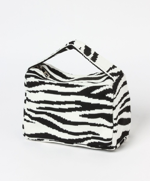 PAGEBOY（ページボーイ）の「ニットスクエアアソートBAG（ハンドバッグ・レディース・ターコイズブルー/ゼブラ/ブラック系その他・FREE）」の13枚目の写真