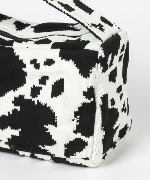 PAGEBOY（ページボーイ）の「ニットスクエアアソートBAG（ハンドバッグ・レディース・ターコイズブルー/ゼブラ/ブラック系その他・FREE）」の5枚目の写真