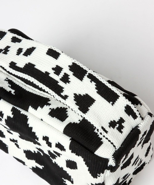 PAGEBOY（ページボーイ）の「ニットスクエアアソートBAG（ハンドバッグ・レディース・ターコイズブルー/ゼブラ/ブラック系その他・FREE）」の17枚目の写真