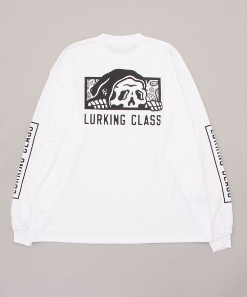 LURKING CLASS（ラーキングクラス）の「【ムラサキスポーツ別注】LURKING CLASS/ラーキングクラス オーバーサイズロンT バックプリント/スリーブロゴ ペイズリー柄  ST22FTM01（Tシャツ/カットソー・メンズ・グリーン/ブラック/ホワイト・L/M/XL）」の21枚目の写真