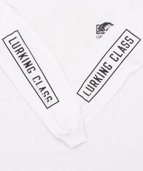 LURKING CLASS（ラーキングクラス）の「【ムラサキスポーツ別注】LURKING CLASS/ラーキングクラス オーバーサイズロンT バックプリント/スリーブロゴ ペイズリー柄  ST22FTM01（Tシャツ/カットソー・メンズ・グリーン/ブラック/ホワイト・L/M/XL）」の22枚目の写真