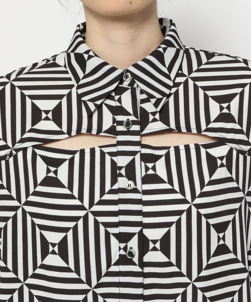 PAGEBOY（ページボーイ）の「ジオメトパターンルーズシャツ（シャツ/ブラウス・レディース・ホワイト系その他/ブラウン系その他・FREE）」の19枚目の写真