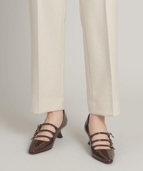 ODETTE E ODILE（オデットエオディール）の「トリプルストラップ パンプス50（パンプス・レディース・ブラック/ダークブラウン・22.5cm/23.5cm/24cm/23cm/24.5cm/22cm）」の8枚目の写真