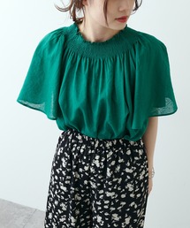 PUAL CE CIN | 綿麻ローンブラウス(シャツ/ブラウス)