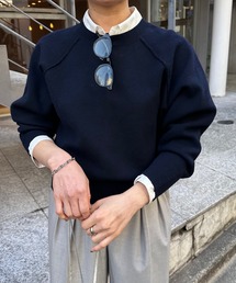 色違いが欲しい/スウェット感覚で着れるラグランニット/手洗い可/WEB限定カラー有