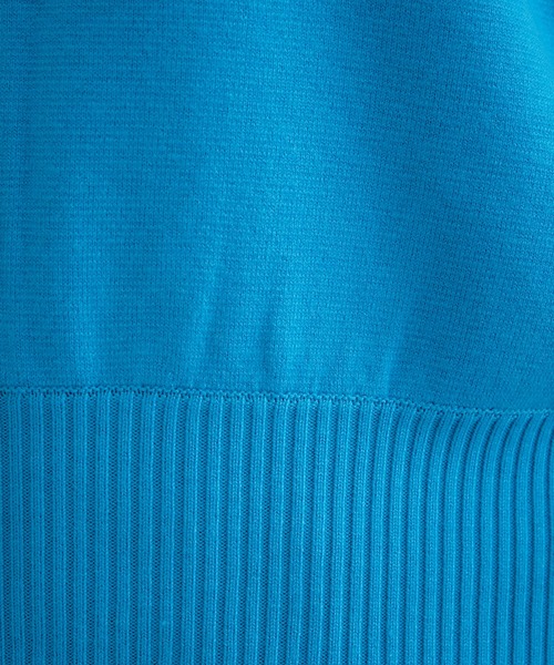 COLLAGE GALLARDAGALANTE（コラージュガリャルダガランテ）の「色違いが欲しい/スウェット感覚で着れるラグランニット/手洗い可/WEB限定カラー有（ニット/セーター・レディース・ブラック/ネイビー/ブラウン/ブルー/キナリ・FREE）」の10枚目の写真