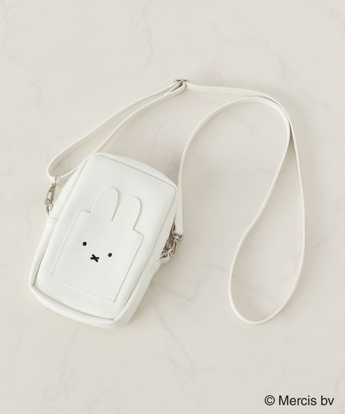 Heather（ヘザー）の「ミッフィー/miffy/スマホショルダー　156883（スマホグッズ・レディース・オフホワイト/ブラック/シルバー・ONE SIZE）」の13枚目の写真