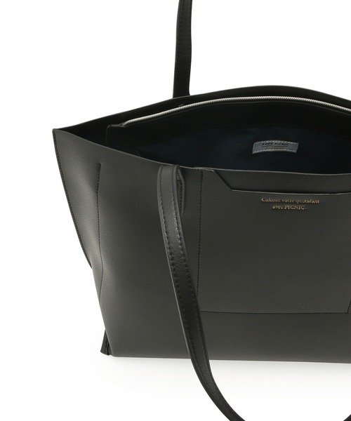 ROPE' PICNIC(ロペピクニック)の「軽量平カシメフロントポケット3層A4トートバッグ(トートバッグ・レディース・ブラック/グレー/ベージュ系その他・FREE)」の7枚目の写真