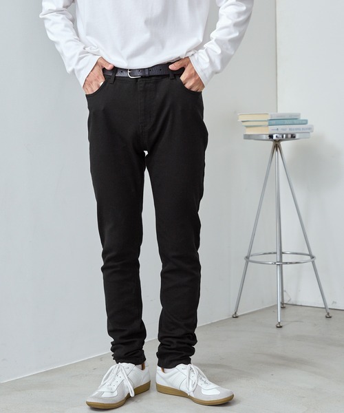 Anchor Smith（アンカー スミス）の「スーパーストレッチスキニーチノパンツ（チノパンツ・メンズ・ブラック/ベージュ/ブラウン/オリーブ/チャコール・M/L）」の19枚目の写真