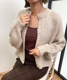 MLI'A | モヘアタッチニットカーディガン(カーディガン/ボレロ)
