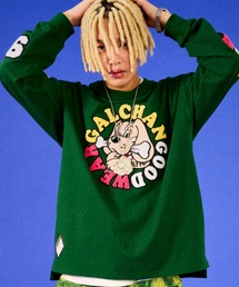 GALFY（ガルフィー）の「GALFY（ガルフィー）二代目わんわん大学ロンT（Tシャツ/カットソー）」