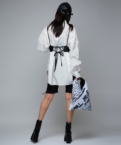Narcissus(ナルシス)の「【Narcissus】ユニークレースビスチェ(キャミソール・レディース・ブラック・FREE)」の4枚目の写真