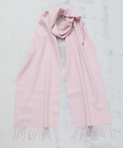 Johnstons of Elgin（ジョンストンズオブエルガン）の「【Johnstons of Elgin/ジョンストンズ オブ エルガン】カシミヤ マフラー/スカーフ（無地&チェック）（マフラー・レディース・チャコールグレー/ブラック/パープル/ネイビー/グレー/レッド/ピンク/オレンジ/ライトブラウン/ダークグレー/ブルーグレー/ナチュラル/ベージュ系その他/グリーン系その他/ブルー系その他/キャメル/バーガンディー/レッド系その他/ネイビー系/ネイビー系1/ライトグリーン/カーキ/オフホワイト・FREE）」の19枚目の写真